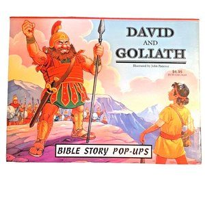 David and Goliath Bible Story Pop-Up Book Peter Haddock John Patience